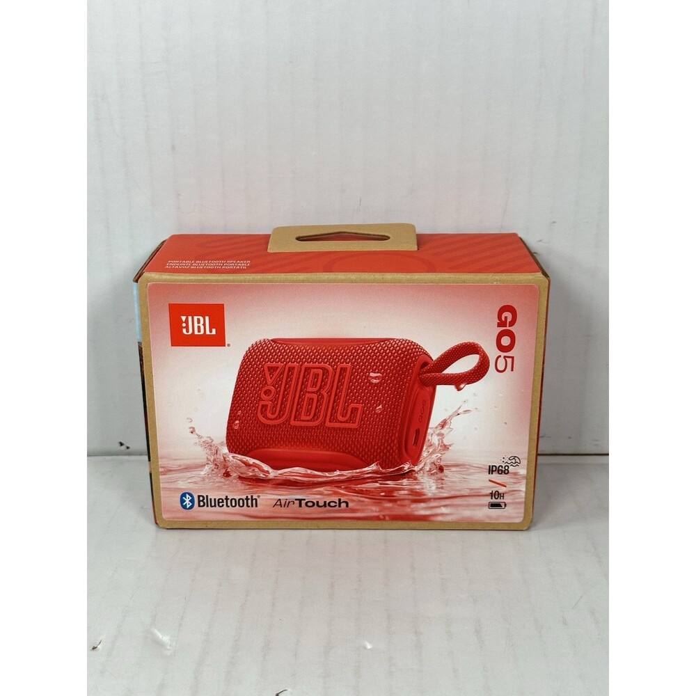 JBL Go 5 Portable Bluetooth Speaker (2026 Air Touch) Red NEW FACTORY SEALED